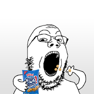 chips_ahoy cookies eyes glasses open_mouth stubble variant:gapejak white_background // 720x720 // 231.4KB