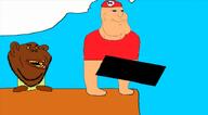 amerimutt goomba mario pissing subvariant:mexiaryan variant:impish_soyak_ears // 1491x820 // 193.2KB