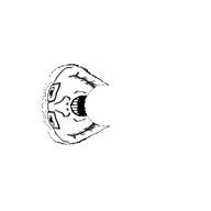 3d 3dgifmaker animated donut glasses open_mouth soyjak stubble variant:soyak // 300x300 // 1.6MB