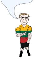 buff flag flag:lithuania full_body glasses lithuania shoe speech_bubble speech_bubble_empty subvariant:unbotheredchud variant:chudjak // 981x1608 // 38.6KB
