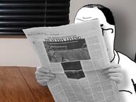 animated apple_(company) balding clothes father glasses goth hair hand impact_font iphone irl irl_background necktie newspaper phone sitting son sound subvariant:chudjak_front text twitter variant:chudjak video waffles // 960x720, 32.7s // 1.6MB