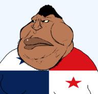 brown_skin closed_mouth countrywar fat flag flag:panama mestizo mutt obese panama soyjak stubble variant:meximutt // 888x849 // 26.4KB