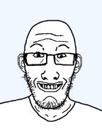 grin happy smile subvariant:markicrier teeth template variant:markiplier_soyjak white_skin // 500x666 // 10.8KB