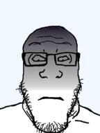 eyebrows glasses meta:tagme raised_eyebrows scared stubble subvariant:neutralplier variant:markiplier_soyjak wide_eyes // 600x800 // 117.7KB