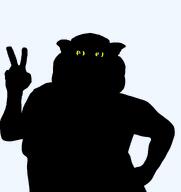 brandon obese peace_sign sassy subvariant:branigger subvariant:sassy_brandon vantablack vantablack_skin variant:brandon yellow_sclera // 717x762 // 16.8KB