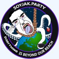 coal crying flag glasses globe hanging map nazism octopus rope soy soyjak_party soylent subvariant:chudjak_front swastika text variant:chudjak // 1024x1024 // 585.8KB