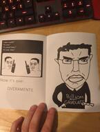 3soyjaks arm card clothes front_facing glasses graduation internet_is_leaking irl keyboard laurel necktie subvariant:chudjak_front text twitter variant:chudjak walkie_talkie // 1542x2048 // 276.8KB