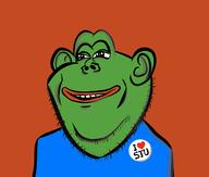 badge ear frenschan frog green_skin i_love pepe redraw smile soyjak stubble variant:impish_soyak_ears // 2048x1738 // 318.4KB