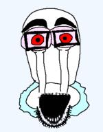 bloodshot_eyes glasses open_mouth snail stubble variant:unknown // 292x375 // 8.8KB