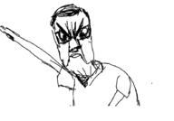 angry arm closed_mouth clothes glasses hair hand nazi_salute nazism oekaki redraw salute sieg_heil soyjak tshirt variant:chudjak // 899x627 // 50.0KB