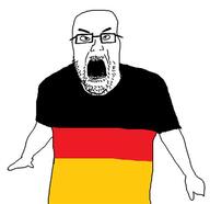 angry germany glasses meta:tagme open_mouth screaming stubble t_shirt variant:cwcjak // 474x459 // 18.9KB