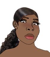 closed_mouth female makeup nigger subvariant:female_cobson variant:cobson // 962x1094 // 415.6KB