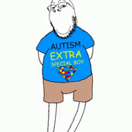 animated autism blue_shirt clothes dance hands_behind_back shorts smile special_boy superman t-shirt variant:gapejak // 280x385 // 1.3MB