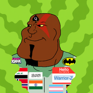ai_art batman fnf gas hamas indian norway palestine rainbow_flag shitskin spade subvariant:mexiaryan transgender_flag variant:meximutt warrior-z_(user) // 1024x1024 // 1.3MB