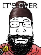 beard closed_mouth clothes dacian decebalus frown hat its_over meta:tagme soyjak text variant:markiplier_soyjak // 600x800 // 72.7KB