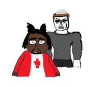 artist:jewishautismaward78 black_sclera brown_skin buff canada flag:canada fnf_pedo_bootleg fpe_chink_pedo_nigger fundamental_paper_education green_eyes hair hoodie joel joel3dg joel_(user) moustache scared shitskin strong subvariant:chudjak_front sweater taqiyah upset variant:chudjak // 765x680 // 37.4KB