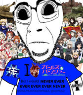 akiyama_yukari_(girls anchovy_(girls blue_shirt clara_(girls darjeeling_(girls germany girls_und_panzer i_love i_would_never isuzu_hana_(girls itsumi_erika_(girls kadotani_anzu_(girls katyusha_(girls kay_(girls kondou_taeko_(girls kuromorimine_(girls mika_(girls nishizumi_maho(girls nishizumi_miho_(girls nonna_(girl oarai_(girls oono_aya_(girls panzer) panzerkampfwagen_iv_ausf_h panzerkampfwagen_vi_tiger pz_iv pz_iv_h pz_vi_tiger reizei_mako_(girls sakaguchi_karina_(girls_und_panzer) sasaki_akebi_(girls shimada_alice_(girls shimada_arisu sodo_midoriko_(girls soviet_union soyjak stubble subvariant:hornyson subvariant:science_lover t-34-85 takebe_saori_(girls tank tiger_tank und variant:cobson variant:markiplier_soyjak // 1984x2268 // 2.9MB
