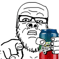 animated closed_mouth glasses holding_object holding_sproke mustache pointing pointing_at_viewer soyjak sproke stubble variant:a24_slowburn_soyjak // 463x489 // 44.0KB