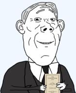 book clothes ear eyebrows ford grey_hair hair henry_ford holding_object necktie no_glasses old smile suit suit_and_tie teeth the_international_jew variant:protestantjak // 1472x1801 // 356.3KB