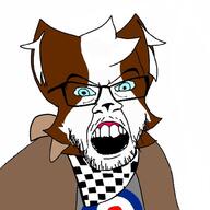 animal blue_eyes clothes furfag furnigger furry furtroon hair nigger nigggeerr niggger niggier nigngignignigng soyjak tshirt twoonetarget variant:feraljak // 1000x1000 // 86.2KB