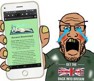 british brown_skin england gooner islandape phone rule34 text variant:markiplier_soyjak // 2160x1884 // 2.1MB