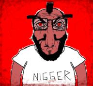 anger hair hatred jewish_nose nigger punisher_face some_red_nigga subvariant:science_lover variant:markiplier_soyjak // 1017x935 // 391.1KB