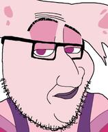 angel_dust faggot gay glasses hazbin_hotel pink_hair purple_eyes purple_lipstick raised_eyebrow stubble variant:smugjak // 513x624 // 105.5KB