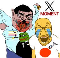amphibian branigger clothes cunny cunnytranny fat flag:japan flag:minor_attracted_person flag:united_states frog hitler_mustache meta:tagme nas:amerimutt nas:pepe pepe_the_frog sperm suit variant:chudjak variant:el_perro_rabioso x xitter xitter_pedo 😭 😭💢 // 768x743 // 116.3KB