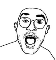 glasses open_mouth stubble variant:unknown // 381x406 // 3.6KB