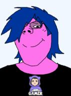 blue_hair closed_mouth clothes female gamer glasses janny mist pink_skin subvariant:gapejak_female subvariant:terryjak text variant:gapejak // 870x1174 // 113.1KB