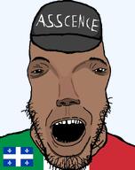 artist:emerald ascence_(user) asscence_(nametranny) clothes eyebrows flag:italy flag:quebec hat looking_at_you meta:namefags nose open_mouth quebec_nigger series:shitalians shading shitaly stubble subvariant:aliciaplier2 subvariant:neutralplier text transparent_background trend:slopjak variant:alicia variant:markiplier_soyjak // 600x760 // 87.6KB