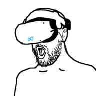 ear meta_(company) metaverse open_mouth soyjak stubble variant:unknown virtual_reality // 650x650 // 10.3KB
