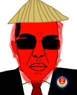 MSS black_hair black_suit glasses glownigger ministry_of_state_seccurity red_tie straw_hat subvariant:patrick sunglasses variant:chudjak // 986x1224 // 234.5KB