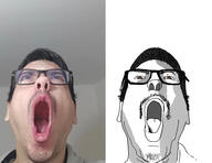 glasses serbia soyjak stubble subvariant:bozojak // 3464x2664 // 685.6KB