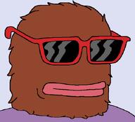 amphibian frog fur glasses lips nas:pepe pepe_the_frog purple_shirt shades subnas:landwolf sunglasses // 720x651 // 13.3KB