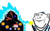 2soyjaks Warrior-Z(user) crying israel jewish_nose judaism lightning magic_wand open_mouth red_eyes smile variant:impish_soyak_ears zog // 800x495 // 170.3KB