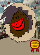 antiswarthy_(namefag) asian award black_skin brown_skin eskimo flies gook jartybug jartycuck joke lesotho meta:hi_toniylijani_here_and_i_edited_this_cuz_im_not_antiswarthy red_award red_lips slum smile stinky subvariant:gapejak_female subvariant:terryjak tranny transwoman variant:gapejak // 1518x2048 // 1.3MB