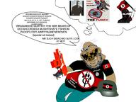 anti_furry autism bad_teeth brown_skin chud_(boorufag) chud_(soybooru) clothes comic_sans discord drool faggot fatherless flag:anti_furry flag:isis flag:nazi_germany furry gigachad glasses helmet isis meta:op_took_a_selfie_of_xerself meta:tagme mucus nazism nerf nigger open_mouth retard soyjak stubble toy variant:gapejak wojak yellow_teeth zoophile // 3264x2448 // 698.8KB
