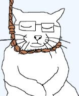 ack ack! animal brimstone cat closed_eyes closed_mouth rope sad tranimal variant:catjak_(alternate) // 571x700 // 30.6KB