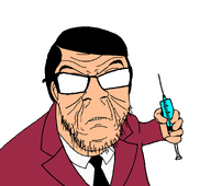 chronos glasses hair katana_zero psychiatrist stubble suit_and_tie syringe variant:feraljak // 1697x1500 // 124.3KB