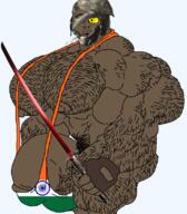 brown_skin buff eyepatch flag:india hairy katana metal_gear metal_gear_rising mge muscles nsfw raiden root sword variant:nojak // 717x820 // 166.3KB