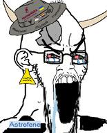 Astrofene_(namefag) angry animal athiesm bloodshot_eyes brainlet concerned cow crying cuckhold_(reddit) darwin drool ear fedora feminism feminist flag:progress_pride_flag gay glasses horn large_eyebrows lgbt liberal lolcow merge mustache open_mouth progress_pride_flag red_eyes reddit religion secul soyjak stubble twitter ukraine variant:feraljak variant:soyak // 417x516 // 74.6KB