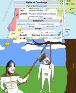 3soyjaks arabic_text arm asturias bloodshot_eyes buff christian_cross christian_identity christianity closed_mouth clothes crying drawn_background ear flag flag:umayyad_caliphate full_body glasses grass hair hand hanging holding_object holding_rope irl islam islamic_hat kingdom_of_asturias leg lynching noose open_mouth outdoors rope smile smug soyjak star_and_crescent stubble subvariant:wholesome_soyjak sun template text tongue tree umayyad_caliphate variant:bernd variant:chudjak variant:gapejak wikipedia yellow yellow_skin yellow_teeth // 581x713 // 216.7KB
