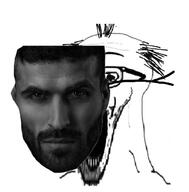 balding gigachad glasses hair mask nas:gigachad open_mouth soyjak stubble subvariant:wewjak variant:soyak // 674x685 // 215.2KB