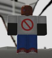 bald black_skin discord discord_logo_facial_mark draconic_craftwars facial_mark fnf_pedo lips nigger roblox shitskin subvariant:chudplier variant:chudjak variant:markiplier_soyjak variant:ronald white_shirt yellow_sclera // 521x584 // 250.0KB