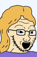 beavis_and_butthead cartoon clothes david_van_driessen glasses hippie mtv open_mouth soyjak stubble teacher tshirt variant:soyak white_skin yellow_hair // 972x1500 // 30.8KB