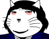 animal cat cat_ear clothes feline femmoist hair meta:namefags moistpepper_(user) moisty subvariant:female_massjak subvariant:female_massmeowjak subvariant:massmeowjak suit suit_and_tie transparent_background variant:gapejak whisker // 600x482 // 7.3KB