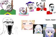 anhero anime bloodshot_eyes brazil chino_kafuu country distorted flag flag:brazil gawr_gura glasses gochiusa hair hanging hololive japan multiple_soyjaks mustache place_japan purple_hair rope soyjak stubble subvariant:patrick subvariant:scholar subvariant:wewjak suicide text tranny variant:bernd variant:chudjak variant:feraljak variant:gapejak variant:soyak vt_(4chan) vtuber watson_amelia yellow_teeth // 1305x886 // 569.6KB