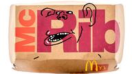 amerimutt carton container food mcdonalds mcrib sandwich variant:impish_soyak_ears // 780x438 // 415.3KB