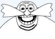 bald beard dr._eggman ear eyes glasses laughing mustache open_mouth robotnik stubble variant:soybotnik // 1216x851 // 22.5KB